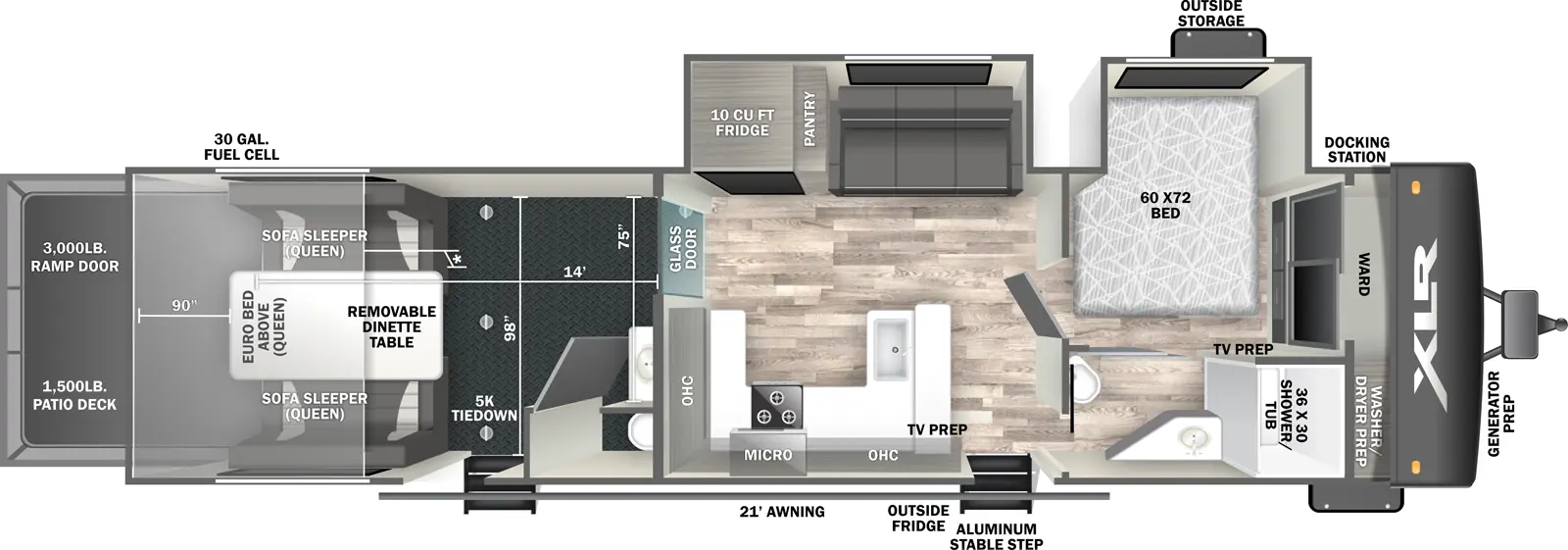 Xlr Hyperlite 3314H Floorplan